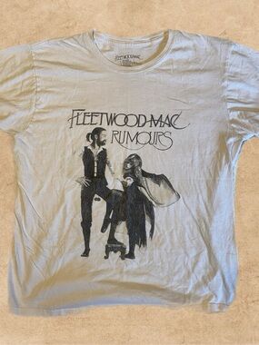 Fleetwood Mac Rumours Graphic Tee - White Size XL
